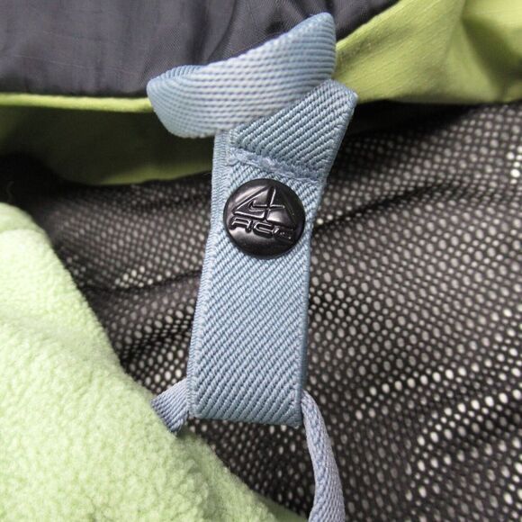 Nike ACG Jacket Womens Small Green Hood Removeable  Fleece Storm Fit‎ 3 In 1 - Picture 9 of 16